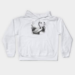 Beautiful Swan Kids Hoodie